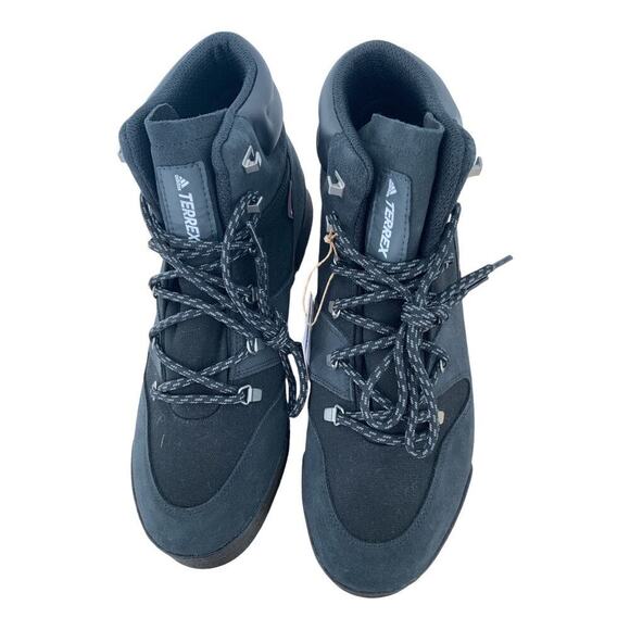 Adidas Terrex Snowpitch C. Hiking Boots Men Size 11 Leather Suede Lace Up Shoes - Picture 6 of 13